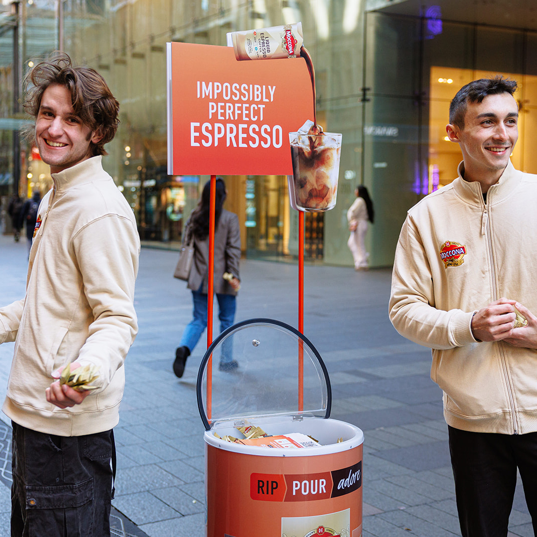 Moccona Liquid Espresso Sampling