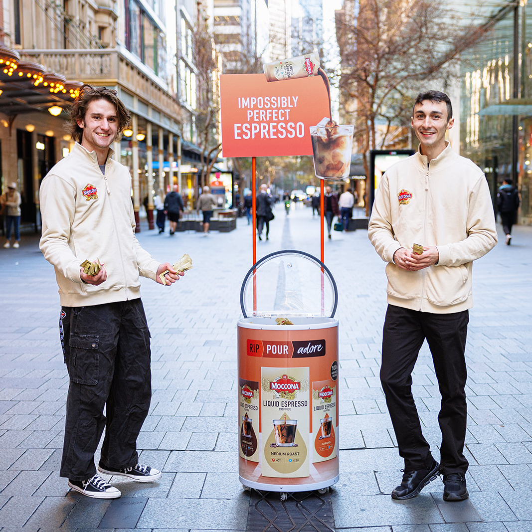 Moccona Liquid Espresso Sampling