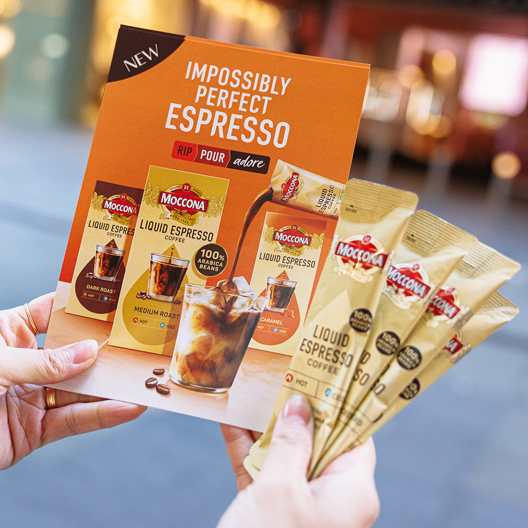 Moccona Liquid Espresso Sampling