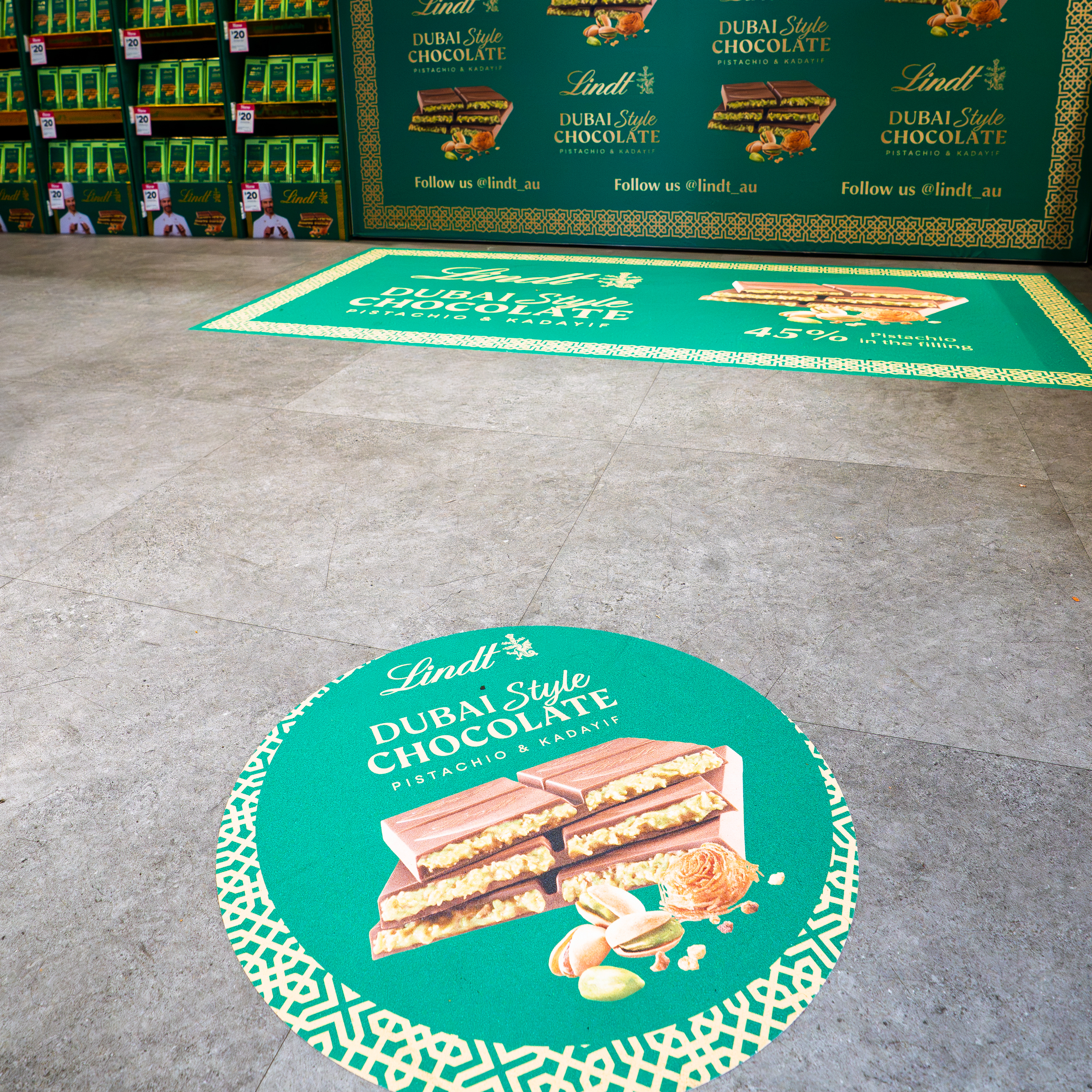 Lindt Dubai-style Chocolate Retail Media